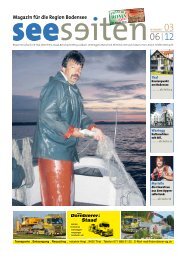 Magazin für die Region Bodensee - Seeseiten