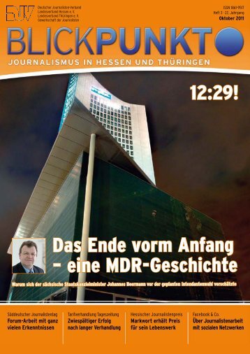 Blickpunkt Ausgabe 3-2011 - DJV Thüringen