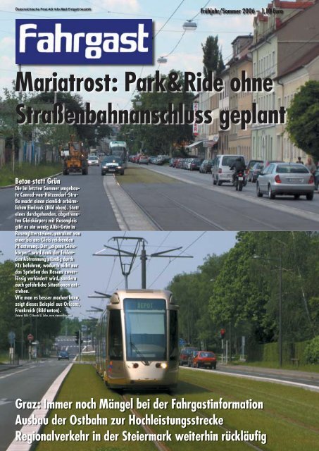 Mariatrost: Park & Ride ohne Straßenbahnanschluss geplant