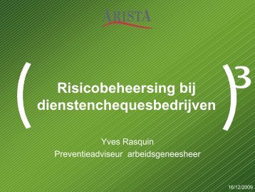 door dokter Yves Rasquin, Arista (PDF, 197 - BeSWIC