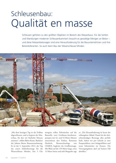 Nr. 17 / Oktober 2012 - Cemex Deutschland AG