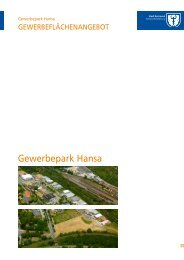 Gewerbepark Hansa - WirtschaftsfÃ¶rderung Dortmund