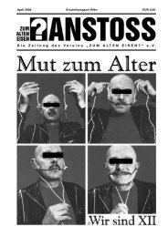 Ausgabe vom April 2006 - Zum alten Eisen