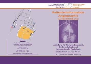 Patienteninformation Angiographie - Regionalverbund kirchlicher ...