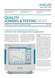 Quality Joining & Testing News 2/12 - Kistler