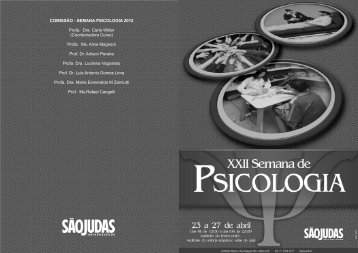 COMISSÃO - SEMANA PSICOLOGIA 2012 Profa. Dra. Carla Witter ...