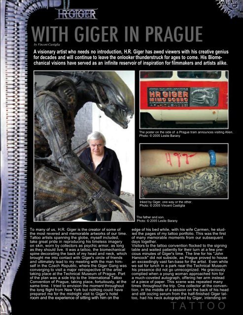 Welcome to the World of H.R. Giger; In the Belly of the Beast, With ...