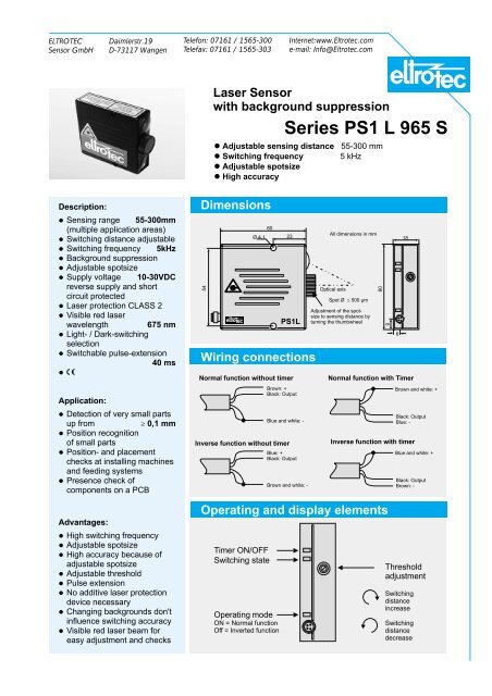 Series PS1 L 965 S - Contika