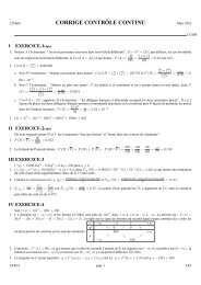 CORRIGE CONTRÔLE CONTINU - Université Paris 8