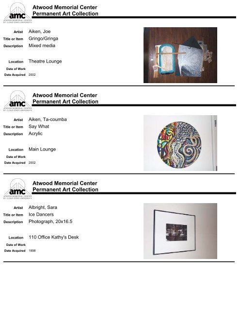 Art Collection - St. Cloud State University