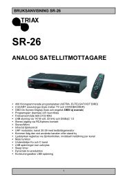 ANALOG SATELLITMOTTAGARE