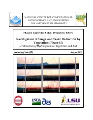 Ole Miss Project 80037 - Final Report Phase 2 - 27 August 2012