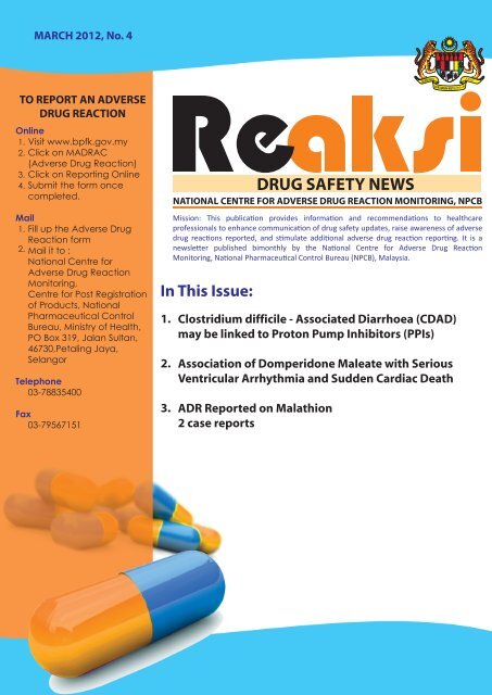 DRUG SAFETY NEWS - BPFK