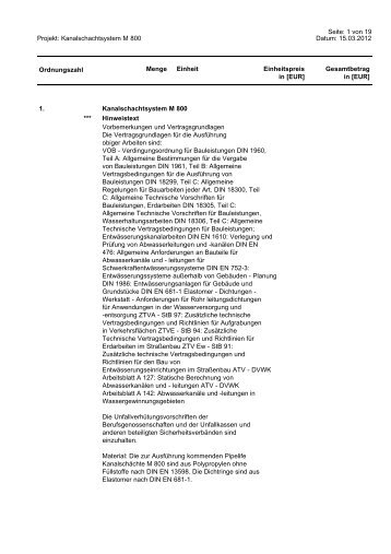 Kanalschachtsystem M800 (PDF)