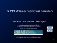 The MMI Ontology Registry and Repository - Marine Metadata ...