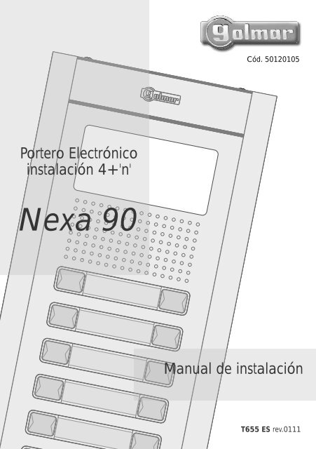 T655ES rev0111 X5 - Golmar