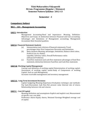 detailed syllabus(new-semester pattern) - Tilak Maharashtra ...