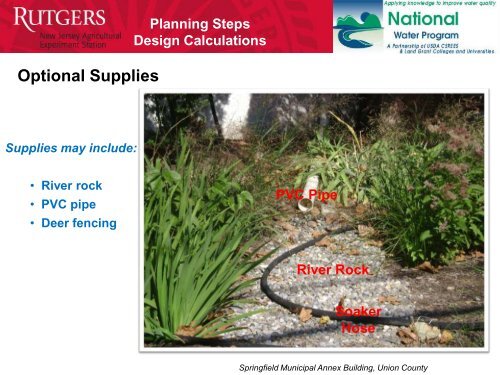 Rain Garden Site Selection and Installation - Rutgers Cooperative ...