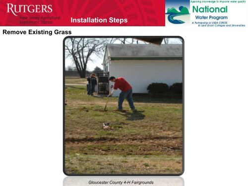 Rain Garden Site Selection and Installation - Rutgers Cooperative ...