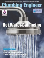 Hot Water Balancing - Plumbing Engineer