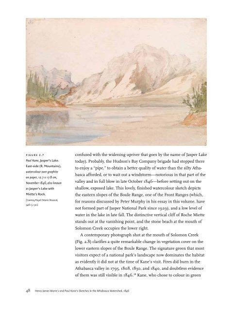 Henry James Warre's and Paul Kane's Sketches in the Athabasca ...