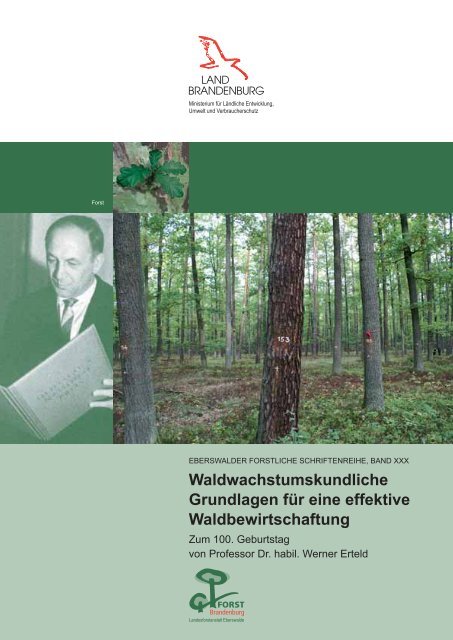 Waldwachstumskundliche Grundlagen Für Eine Effektive - 