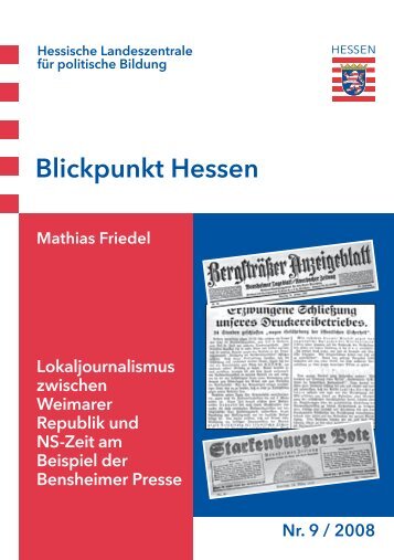 Blickpunkt Hessen - Hessische Landeszentrale für politische Bildung