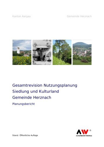 Planungsbericht - Gemeinde Herznach