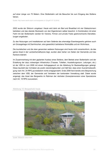 Planungsbericht - Gemeinde Herznach
