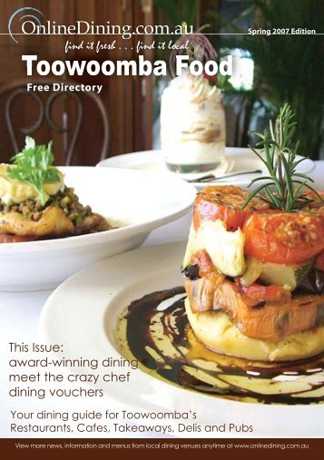 Spring 2007 - Toowoomba Dining - OnlineDining.com.au