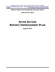 after action report/improvement plan - Massachusetts Geographic ...