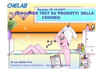 IL CONSUMER TEST SU PRODOTTI DELLA COSMESI - CheLab