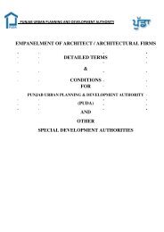 empanelment of architect / architectural firms detailed terms ...