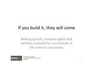 If you build it, they will come - Leiden Bio Science Park