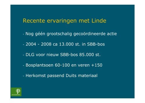 Linde bij Staatsbosbeheer - VeldwerkPlaatsen