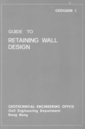 GEOGUIDE 1 GUIDE TO RETAINING WALL ... - HKU Libraries