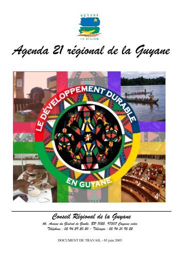Agenda 21 régional de la Guyane - Région Guyane