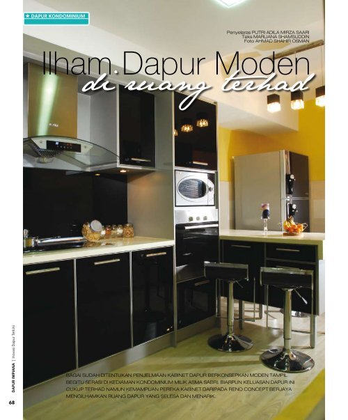 Ilham Dapur Moden - Reno Concept Sdn. Bhd.