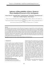 Indicator of Bioavailability of Heavy Metals in Phyto-Stabilized ...