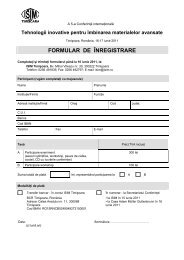 Formular de înregistrare