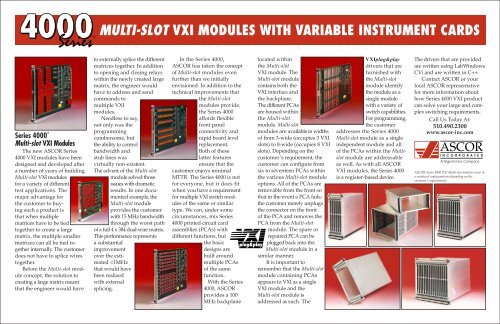 multi-slot vxi modules - Giga-tronics