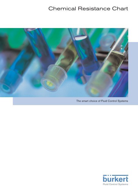 Chemical Resistance Chart English - Burkert