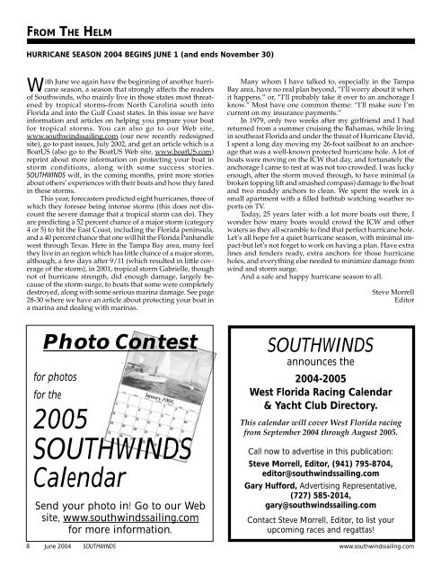 Southwinds Sailing June 2004 - Southwinds Magazine