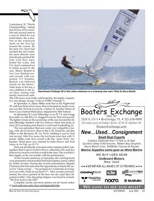 Southwinds Sailing June 2004 - Southwinds Magazine