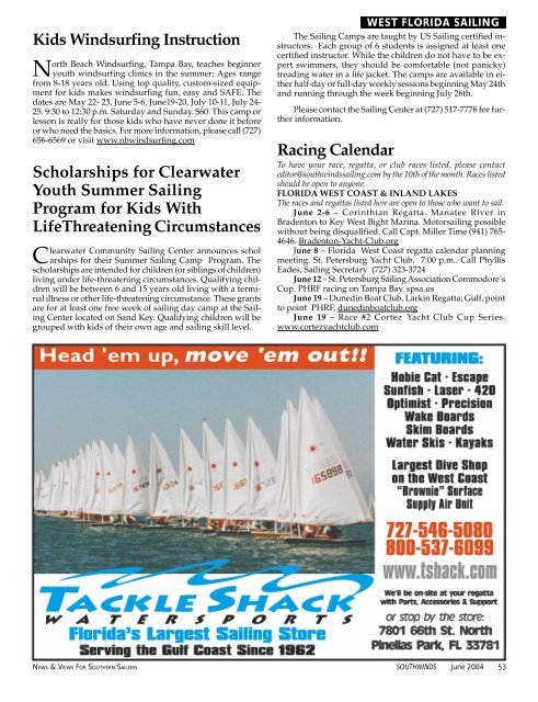 Southwinds Sailing June 2004 - Southwinds Magazine