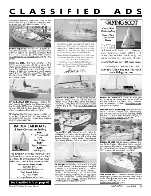 Southwinds Sailing June 2004 - Southwinds Magazine