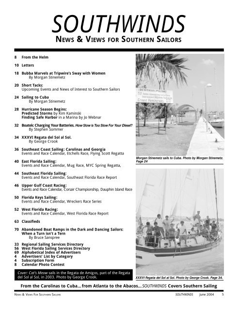 Southwinds Sailing June 2004 - Southwinds Magazine