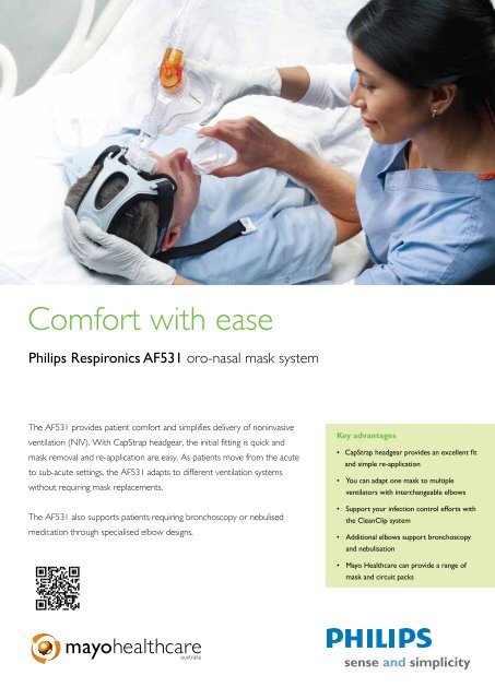 Respironics AF531 brochure - Mayo Healthcare