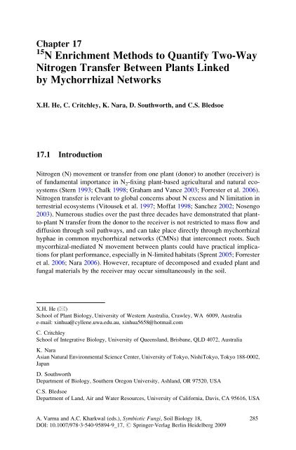 Symbiotic Fungi: Principles and Practice (Soil Biology)