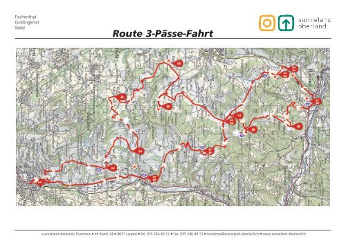 Route 3-Pässe-Fahrt - Sunneland Oberland